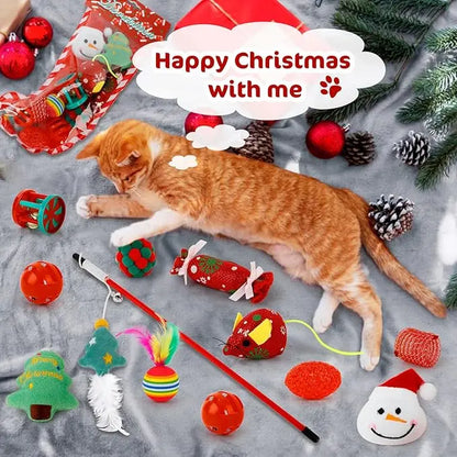 🐱2024 Christmas Countdown Cat Toys Advent Calendar viralhuntz