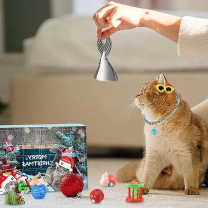 🐱2024 Christmas Countdown Cat Toys Advent Calendar viralhuntz