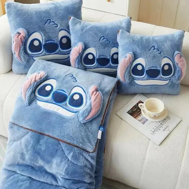 Stitch Pillow Blanket - Viralhuntz