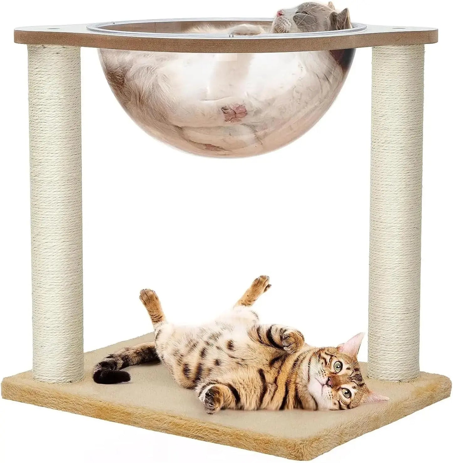 Cat Hammock Bed with Nature Sisal Scratching Viralhuntz